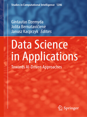 cover image of Data Science in Applications